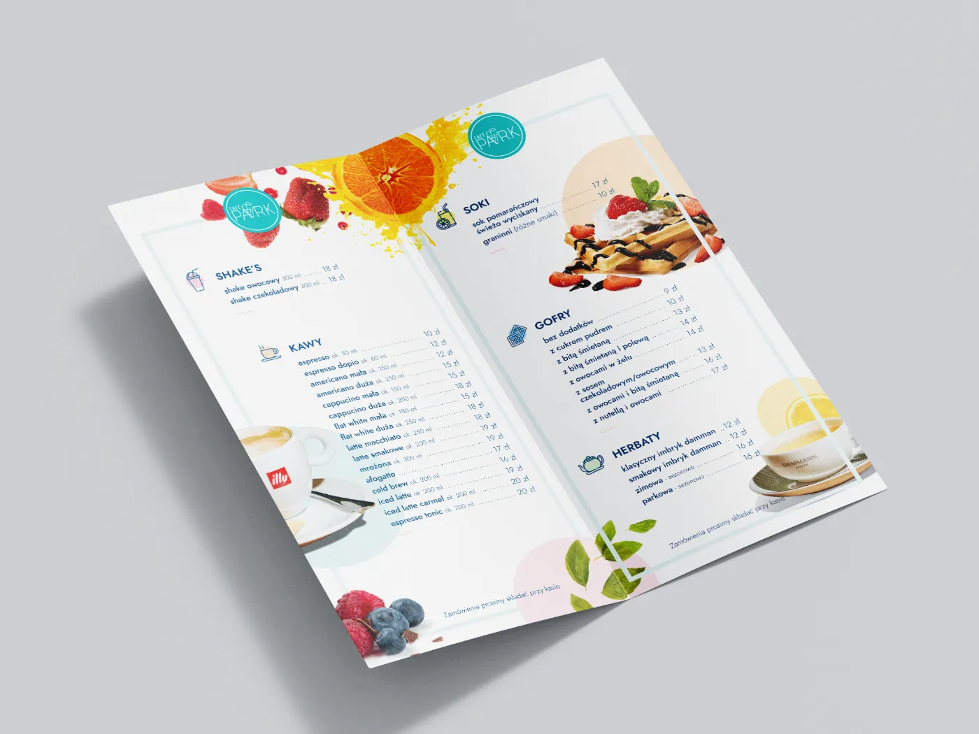 <h5>Cafe Park</h5><p> - Ulotki / Plakaty</p>