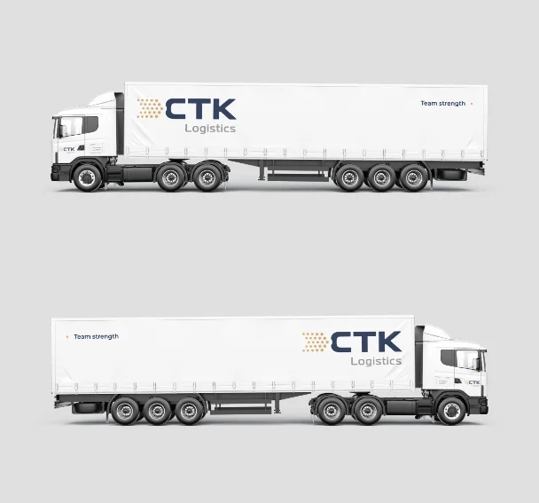 CTK LOGISTIC - projekt i oklejenie samochodów