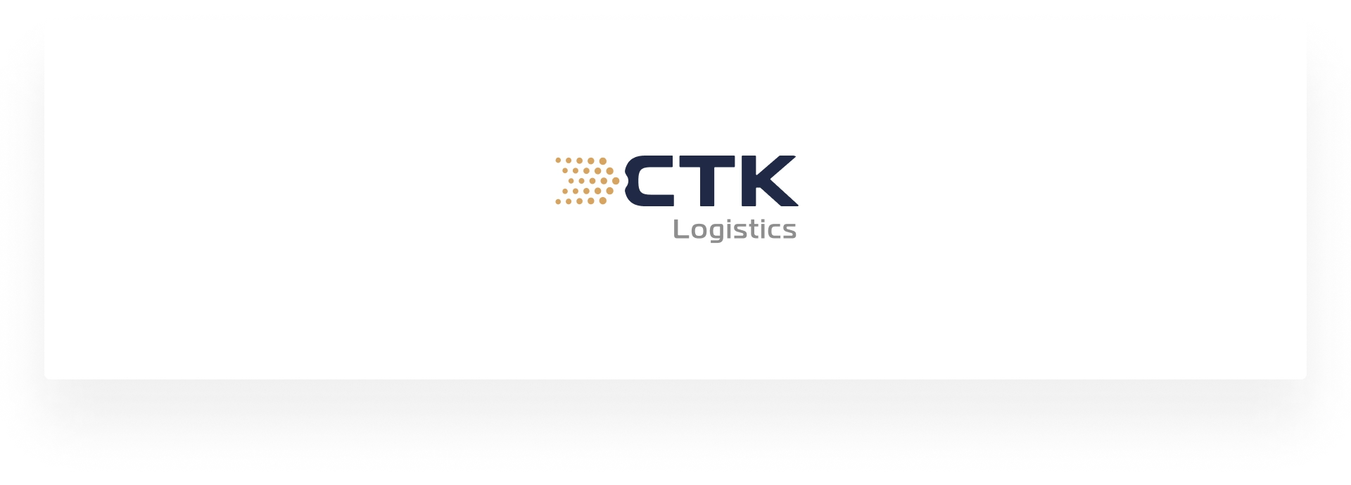Logotyp CTK Logisctics na białym tle