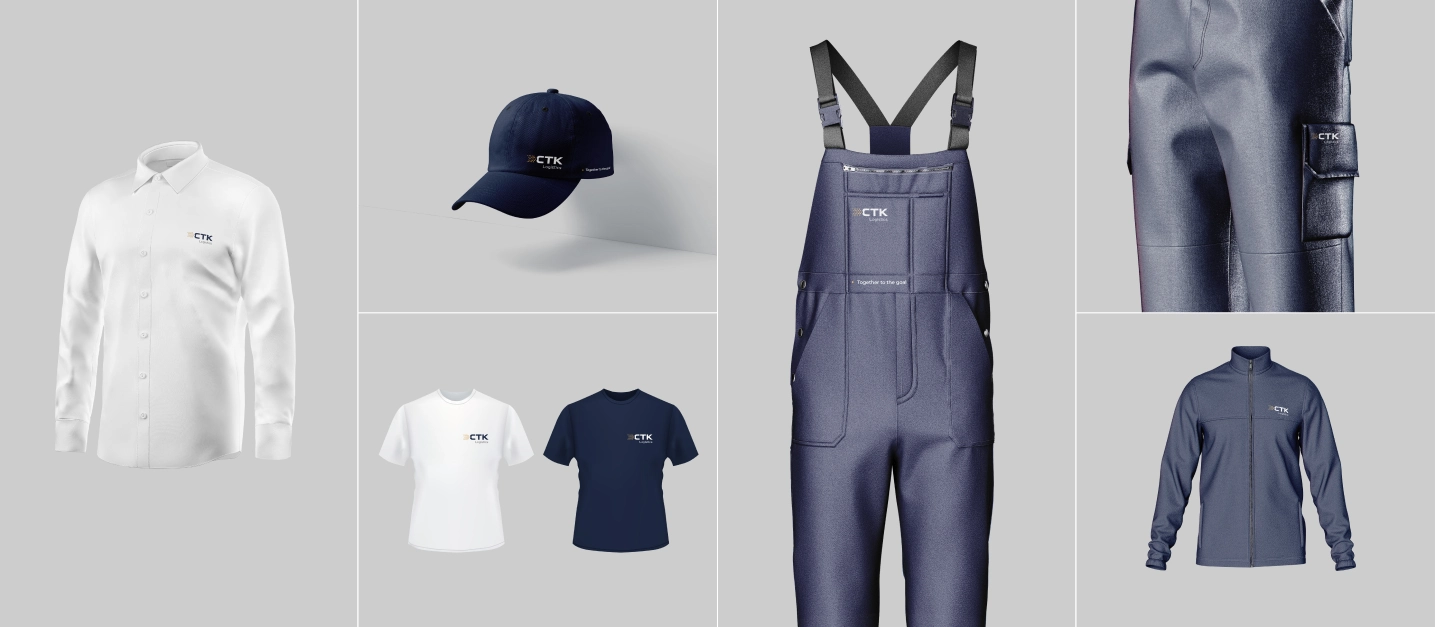 Ubrania z logiem CTK Logistics