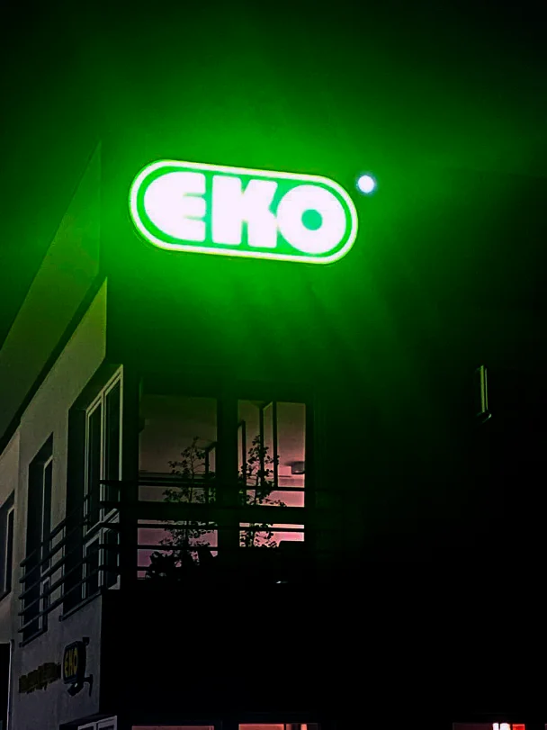<h5>Eko</h5><p> - Reklama zewnętrzna i wewnętrzna</p>