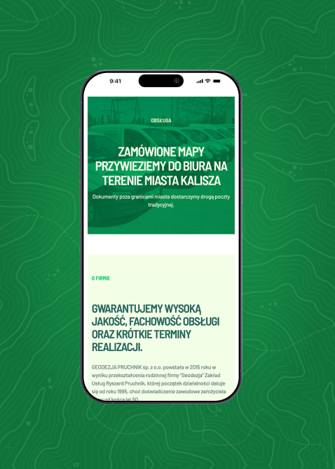 Telefon pokazujący usługę dostarczenia map