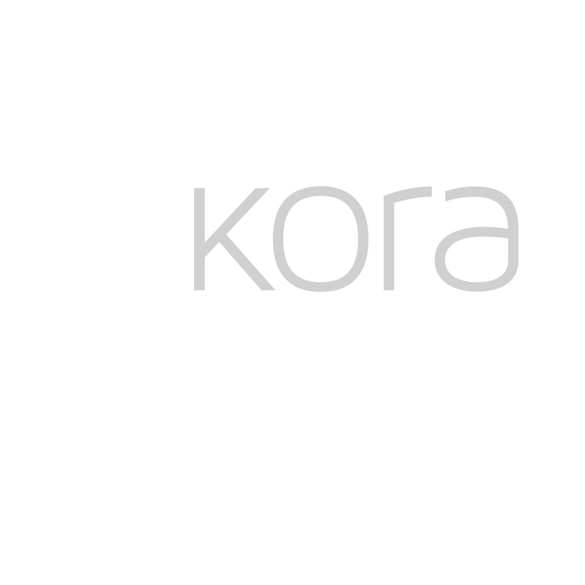 Dwa warianty logo "Kora Centrum Szkoleń": ciemne tło z białym, oba z ikoną drzewa w okręgu i nowoczesną typografią.