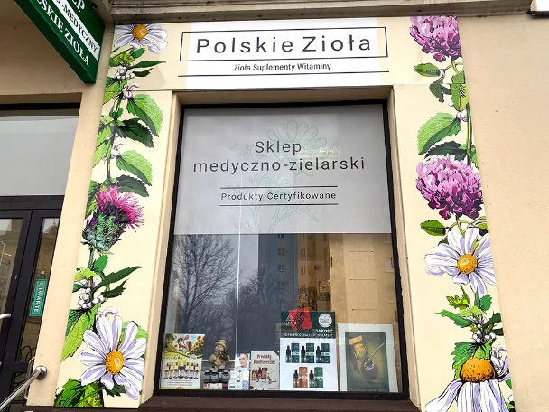 Polskie zioła - Reklama zewnętrzna i wewnętrzna