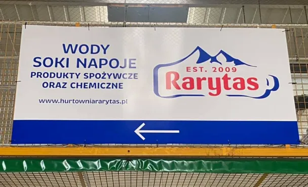 <h5>Rarytas</h5><p> - Reklama zewnętrzna i wewnętrzna</p>