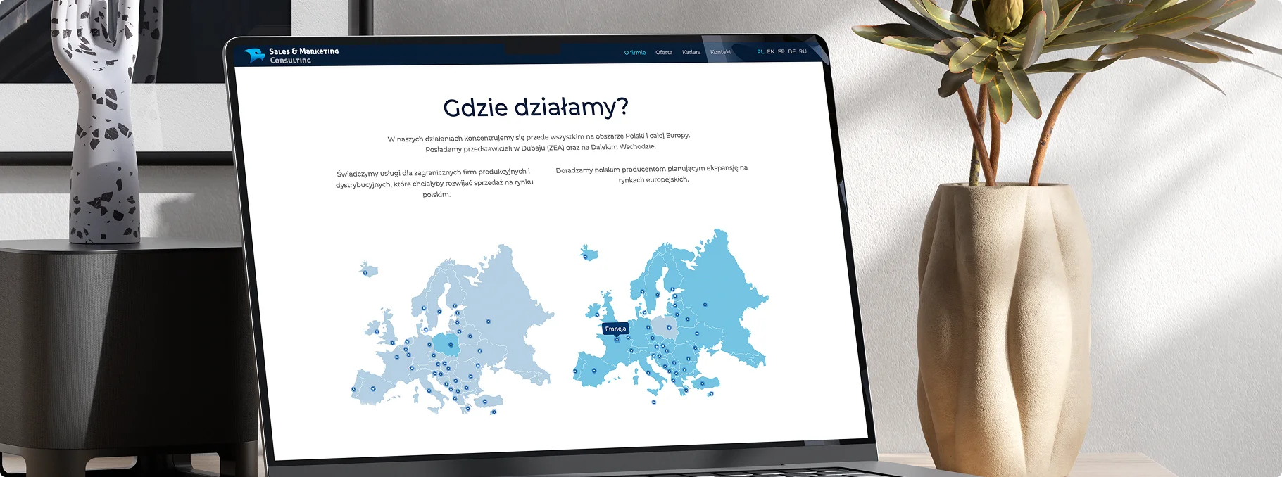 Zdjęcie przedstawia stronę kontaktową firmy MyPack z łatwymi danymi kontaktowymi i zdjęciem opakowań.