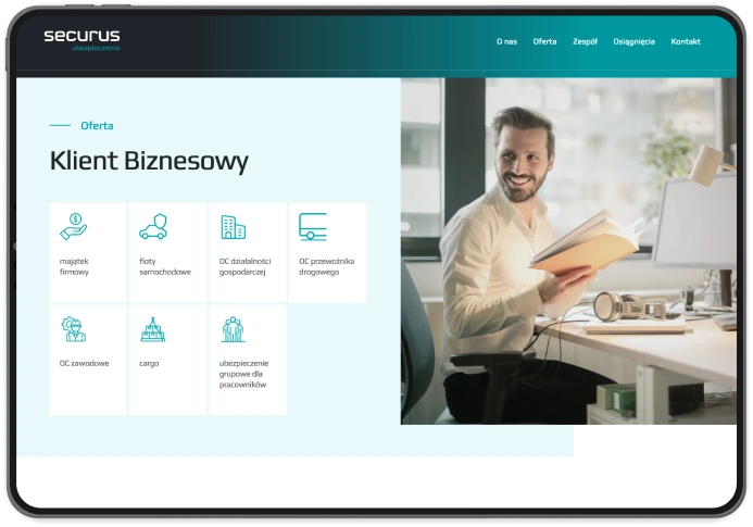 Securus oferuje kompleksowe ubezpieczenia dla klientów indywidualnych i biznesowych, obejmujące majątek, zdrowie, podróże oraz działalność gospodarczą.